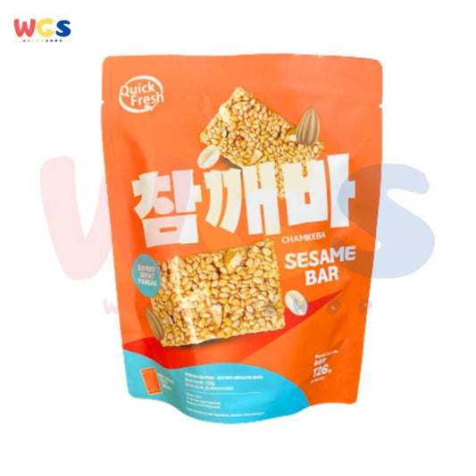 Quick Fresh Snack Chamkeba Sesame Bar 126gr - Snack Biji Wijen