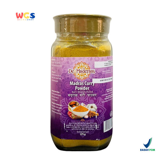 De Maderaas Madras Curry Powder 375g - Madras Curry Powder