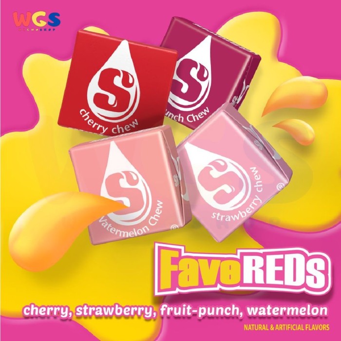 Permen Starburst Fruit Chews Candy FaveRed Natural Flavor 442.3g