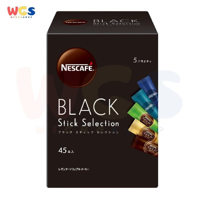 Nescafe Gold Blend Black Stick Selection Instant Coffee 45 pieces x 2g