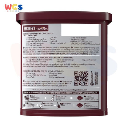 Hersheys Cocoa Pure Cacao Natural Unsweetened Non GMO 8oz 226g