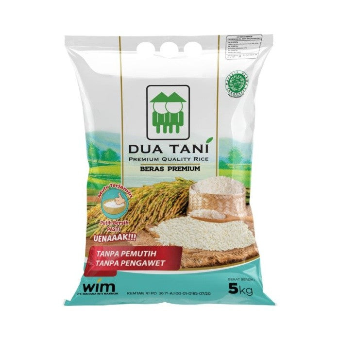 Dua Tani Premium Quality Rice Beras Premium Super Platinum 5kg - Halal