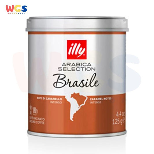 illy Ground Coffee Brasile Luxury Intens Arabica Coffee Selection 125g