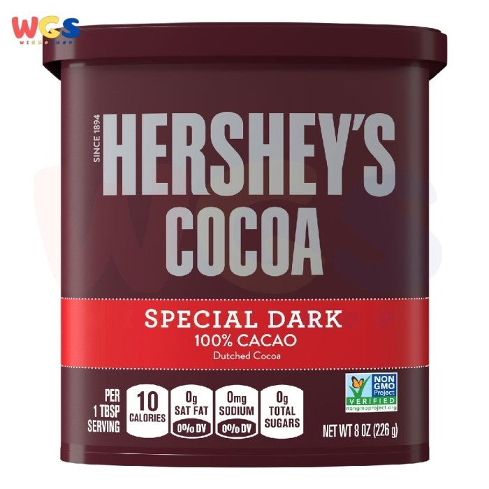 Hershey's Cocoa Special Dark 100% Cacao Dutched Cocoa Powder 8oz 226g