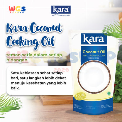 Kara 100% Coconut Oil 1 Ltr - Coconut Cooking Oil