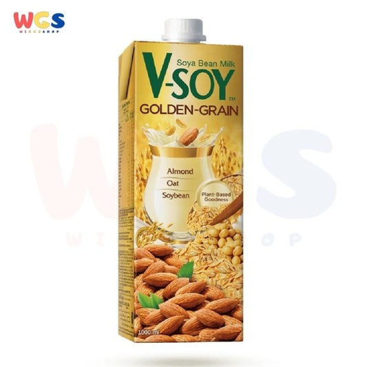 V-Soy Vsoy Susu Kedelai Premium Golden Grain Soya Bean Milk 1000ml