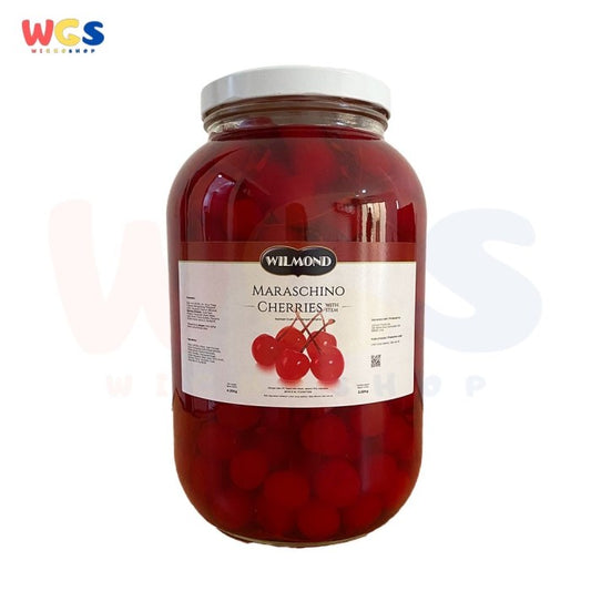 Wilmond Maraschino Chrerries With Stem Buah Cherry Tangkai 4250g