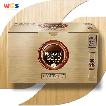 Nescafe Gold Blend Rich & Smooth Taste Ground Coffee 200 sticks x 1.8g