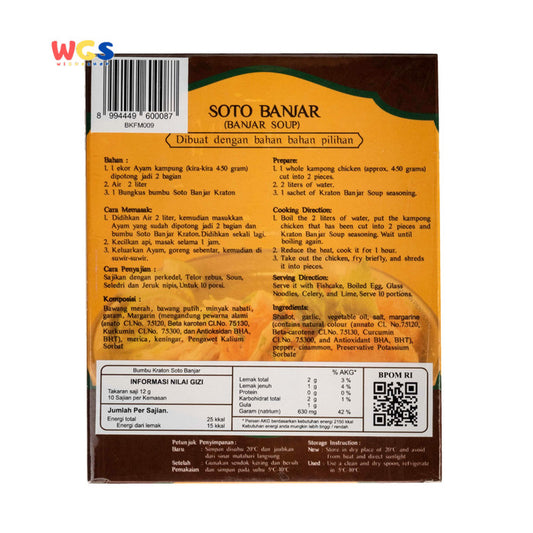 KRATON Bumbu Soup Soto Banjar dengan Bahan Pilihan 120g - Soup Banjar