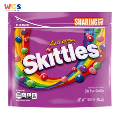 Skittles Wild Berry Chewy Candy Natural &amp; Artificial Flavors 442.3g