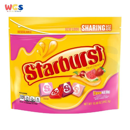 Permen Starburst Fruit Chews Candy FaveRed Natural Flavor 442.3g