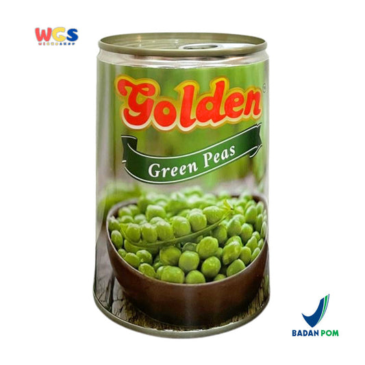 Golden Green Peas in Salt Water 397g – Ready-to-Serve Canned Peas, Practical &amp; Versatile