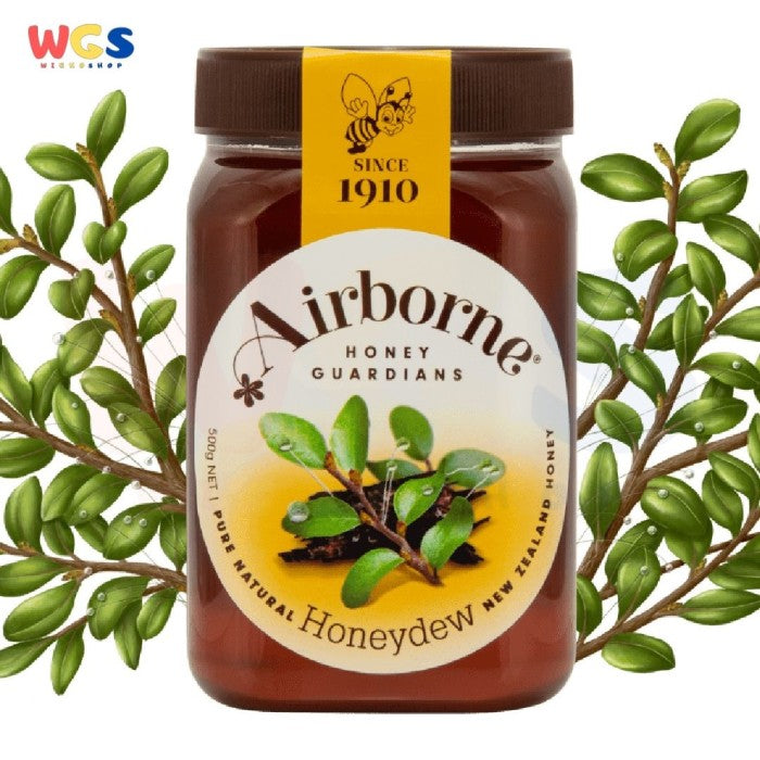 Airborne Honey Guardians Pure Natural Honeydew New Zealand Honey 500g