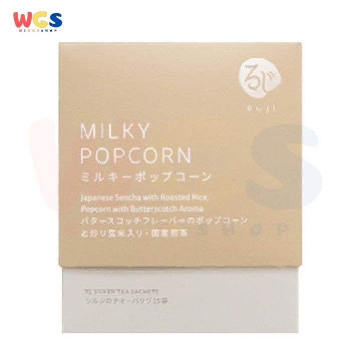 Roji Milky Popcorn Sencha Roasted Rice, Popcorn Butterscotch Aroma/Box