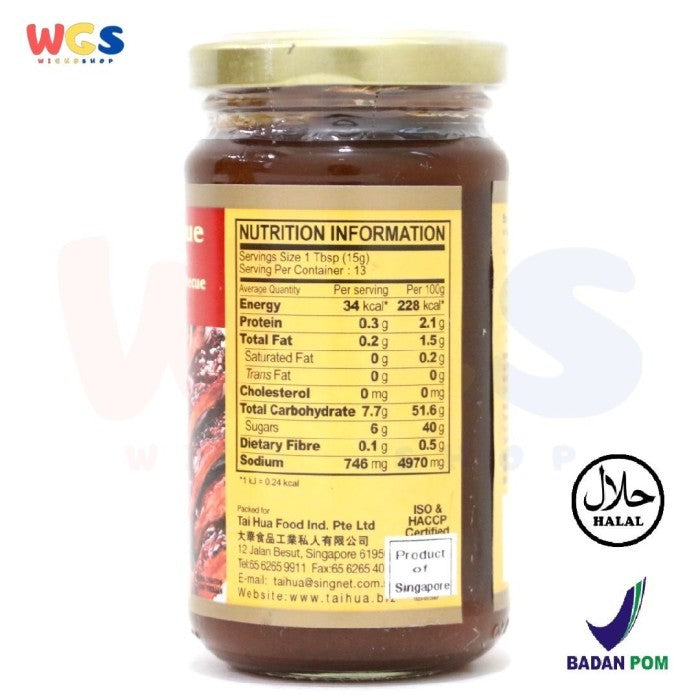 Tai Hua Barbecue Sauce 200g / 150ml - Saus Barbeque Premium - Halal & BPOM