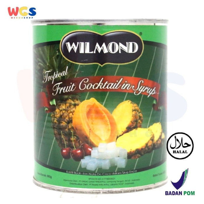 Wilmond Tropical Fruit Cocktail With Nata the Coco in Syrup 863 gr