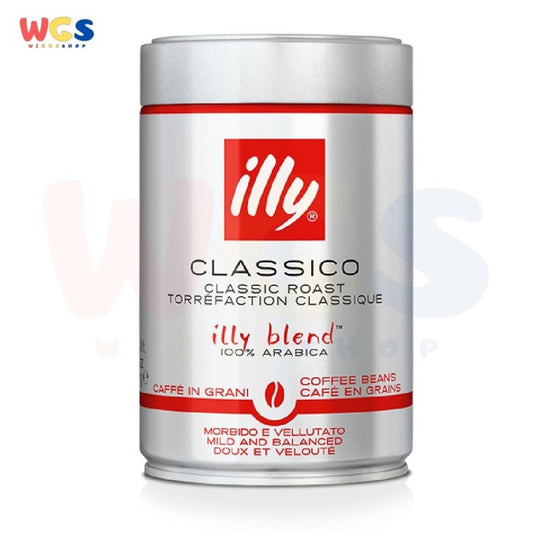 Illy Classico Classic Roast Arabica Whole Coffee Beans 250g