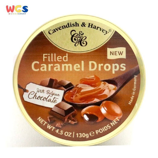 Permen Cavendish & Harvey Caramel Drops Fill With Belgian Choco 130gr