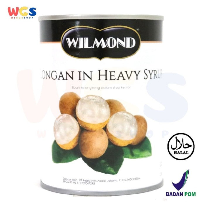 Wilmond Longan in Heavy Syrup 565 gr - Buah Longan Syrup Kental