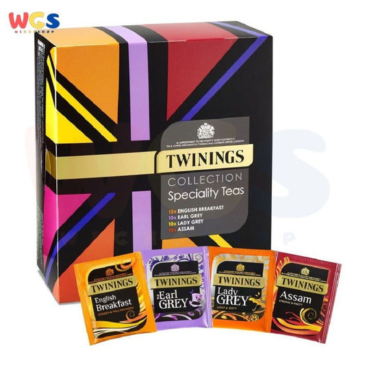 Twinings Tea Union Jack Selection Collection Speciality Teas 40 Bags