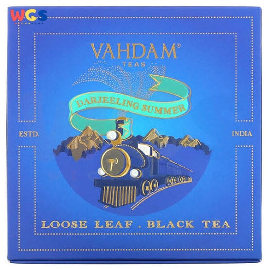 Vahdam Teas Darjeeling Summer Loose Leaf Pure Black Tea Tin 50gr