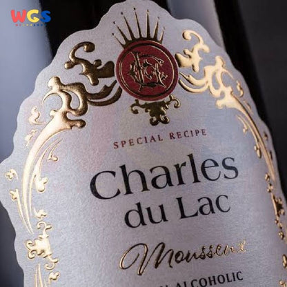 Charles du Lac Sparkling White Grape Drink Non Alcohol 750ml - Halal