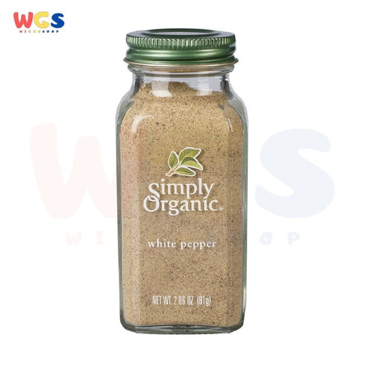 Simply Organic White Pepper USDA Organic 2.86oz 81g