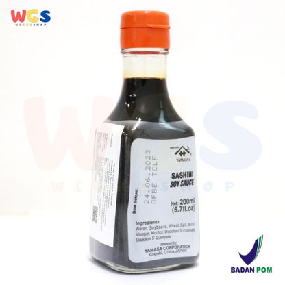 Yamasa Sashimi Soy Sauce 200 ml - Kecap Sushi Japan