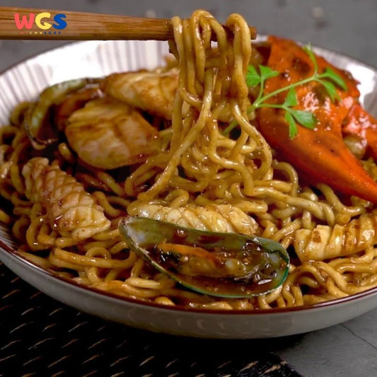 Prima Taste La Mian Black Pepper Crab Noodle 180g – Mi Premium Kering Rasa Kepiting Lada Hitam