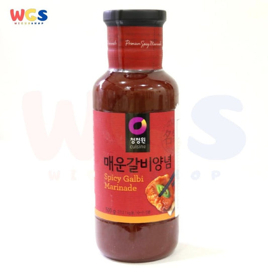 Chung Jung One Korean Bbq Sauce Spicy Galbi Marinade 500g