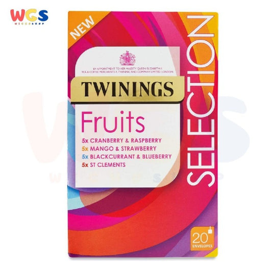 Twinings Tea Fruit Selection Mixed Multipack of 20 Tea Bags