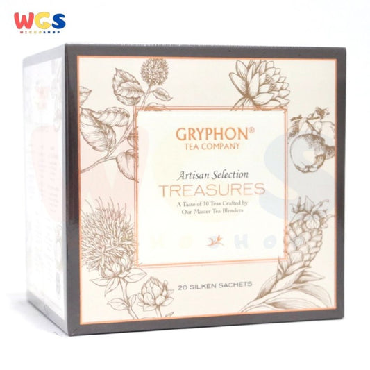 GRYPHON TEA BAG TREASURES A TASTE OF 10 TEAS CRAFTED BY MASTER / BOX