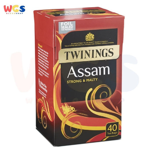 Twinings Tea Assam Strong & Malty 40 Tea Bags 100g