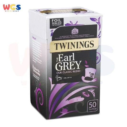 Twinings Tea Earl Grey Classic Blend 50 Tea Bags 125g