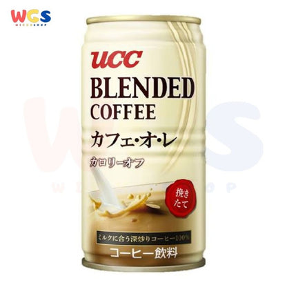 UCC Ueshima Coffee Blend Coffee Cafe Au Lait Law Calorie Can 185g