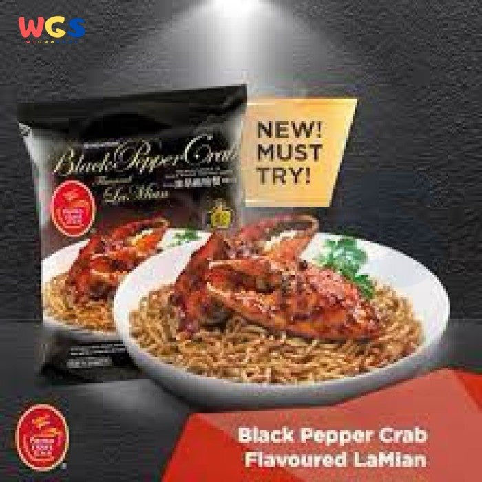 Prima Taste Singapore Blackpepper Crab Lamian Premium Noodle 180g