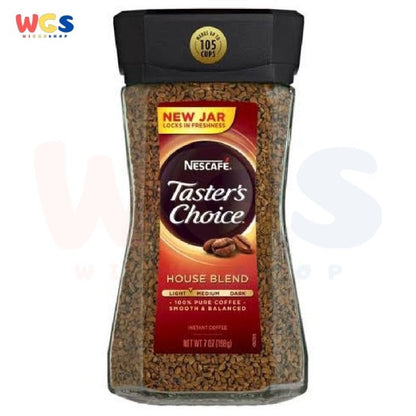 Nescafe Tasters Choice House Blend 100% Pure Coffee Instant 198 gr