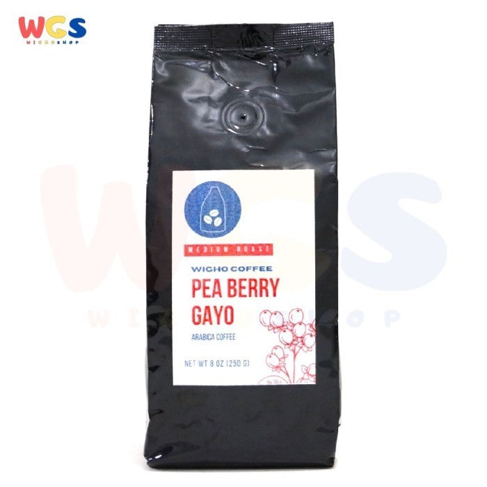 Peaberry Arabica Coffee Bean Gayo Medium Roast 250 g