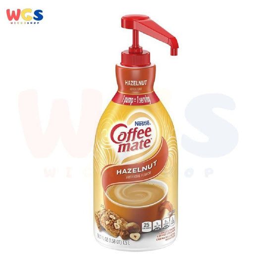 Nestle Coffee Mate Hazelnut Liquid Coffee Creamer Pump 1.5 ltr