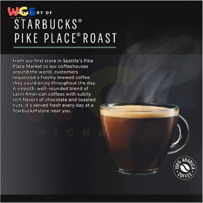 Nescafe Starbucks Dolce Gusto Lungo Pike Place Roast Coffee 12p 78g