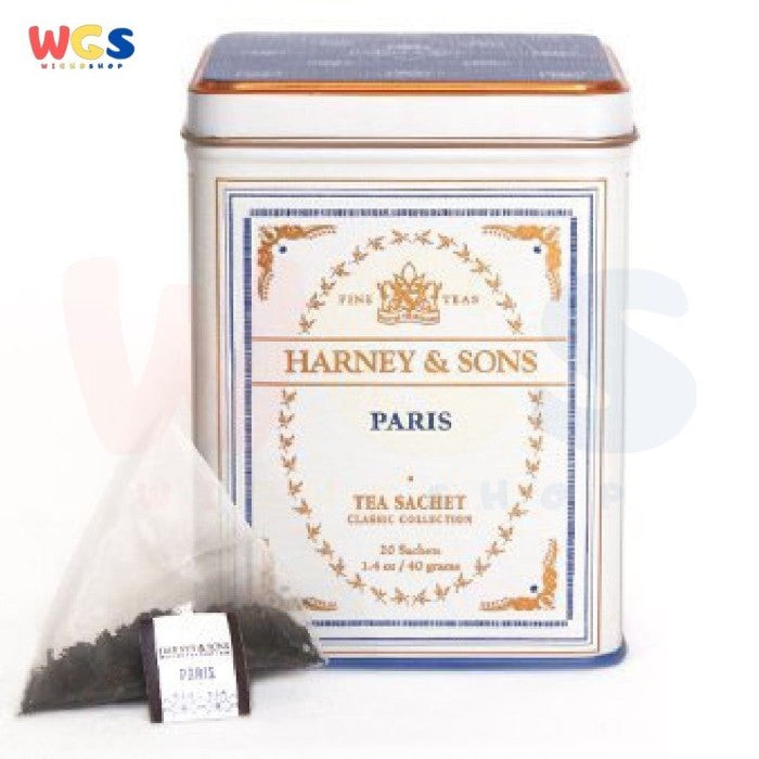 Harney & Sons Paris Fine Tea Classic Tin 20 Sachets 40gr