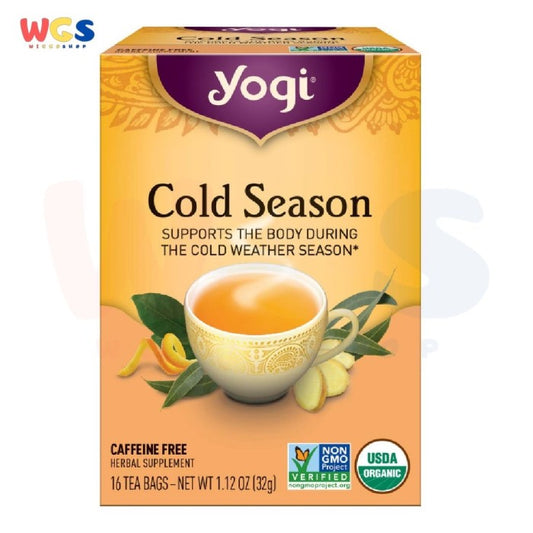 Yogi Tea Cold Season Support The Body Cold Weather Season 16p 32g