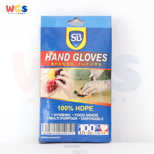 Sarung Tangan Plastik - Hand Gloves Plastic Export Quality 100 pcs