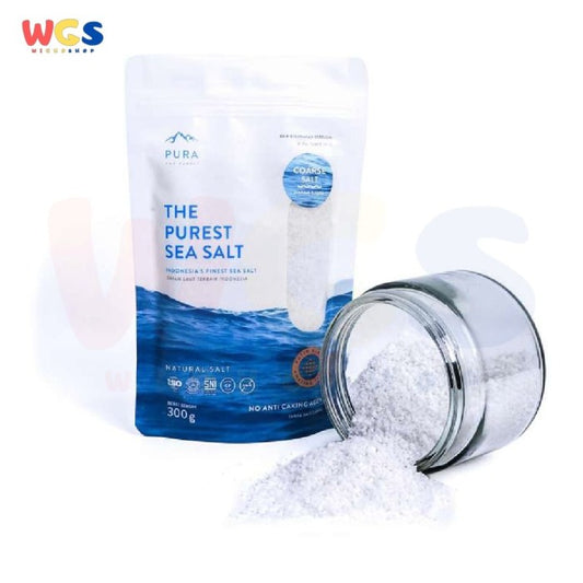 Pura Purest Natural Coarse Sea Salt Gluten Free 300g - Garam Laut