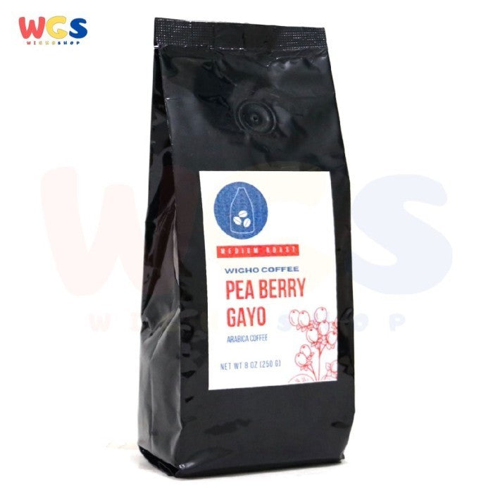 Peaberry Arabica Coffee Bean Gayo Medium Roast 250 g