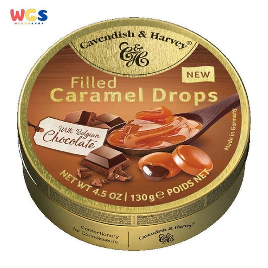 Permen Cavendish & Harvey Caramel Drops Fill With Belgian Choco 130gr