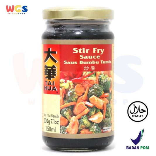 Tai Hua Stir Fry Sauce 200g / 150ml - Saus Bumbu Tumis Premium - Halal & BPOM