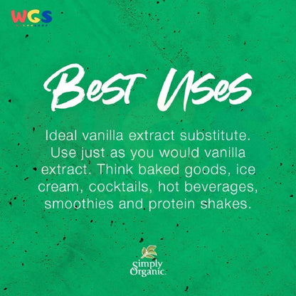Simply Organic Madagascar Vanilla Non-Alcoholic Flavoring 2floz 59ml