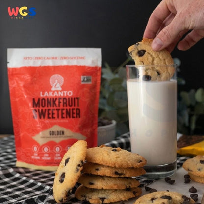 Lakanto Monkfruit Sweetener With Erythritol Golden Raw Cane Sugar 235g