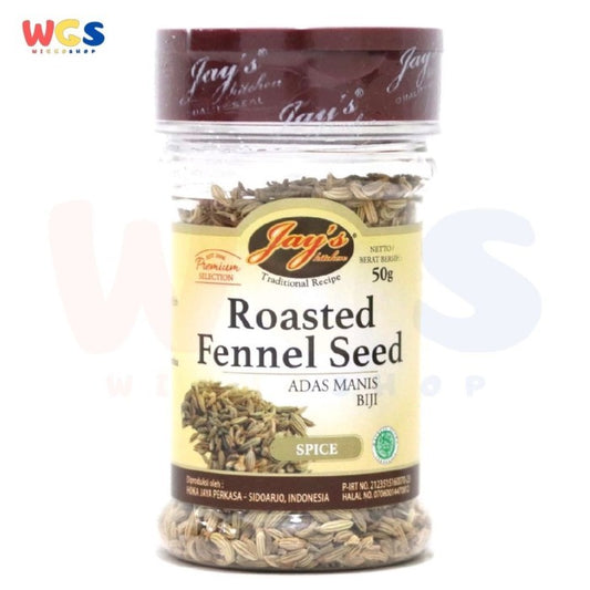 Jays Roasted Fennel Seed 50g - Sweet Fennel Seeds